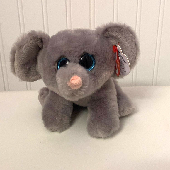 Ty Beanie Boos Whopper plush/stuffed animal elephant - Birthday January 16 - Picture 1 of 6